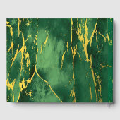 Groene Marmer Gastenboek (Achterkant)