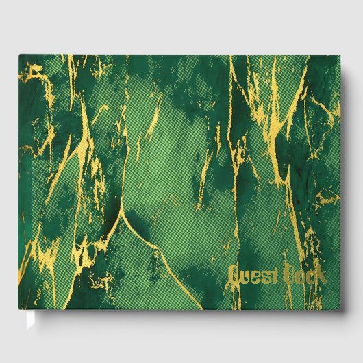 Groene Marmer Gastenboek (Voorkant)