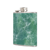 Groene marmer heupfles (Links)