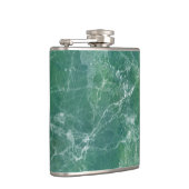 Groene marmer heupfles (Rechts)