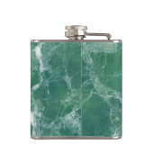 Groene marmer heupfles (Achterkant)