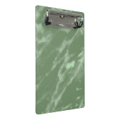 Groene marmer mini klembord (Schuin)