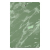 Groene marmer mini klembord (Achterkant)