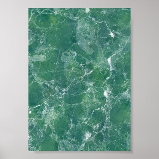 Groene marmer poster (Voorkant)