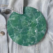 Groene marmer ronde button 6,0 cm (In situ)