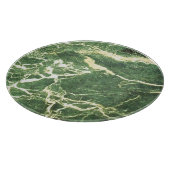 Groene marmer snijplank (Hoek)