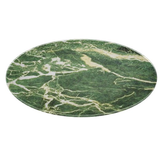 Groene marmer snijplank (Hoek)