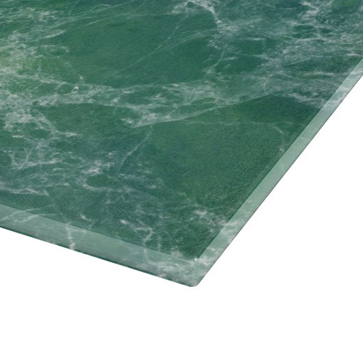 Groene marmer snijplank (Hoek)