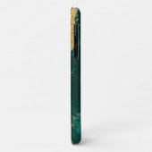 Groene marmer  Steenstructuur Gouden glitter Case-Mate iPhone Case (Achterkant/links)