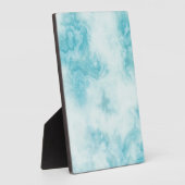 Groene marmer Stone Tabletop Plaque met Easel Fotoplaat (Zijkant)