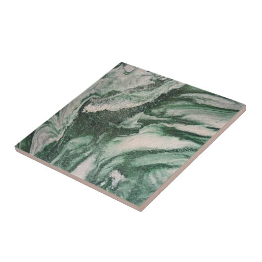 groene marmer tegeltje (Zijkant)