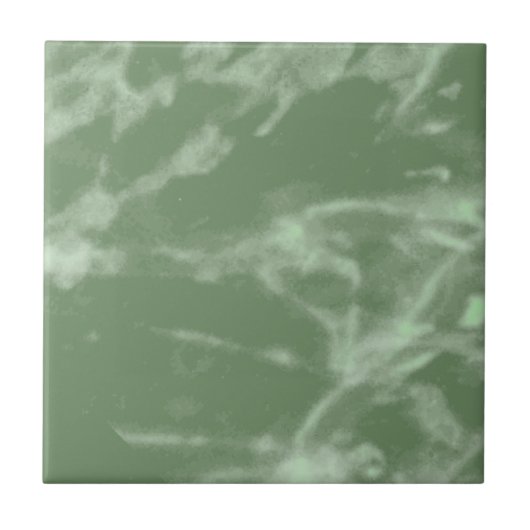 Groene marmer tegeltje (Voorkant)