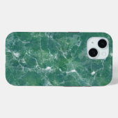 Groene marmer textuur Case-Mate iPhone case (Achterkant (horizontaal))