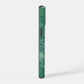 Groene marmer textuur iPhone 15 case (Rechterkant)