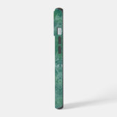 Groene marmer textuur iPhone 15 case (Linkerkant)