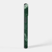 Groene Marmer Textuur iPhone 15 Case (Rechterkant)