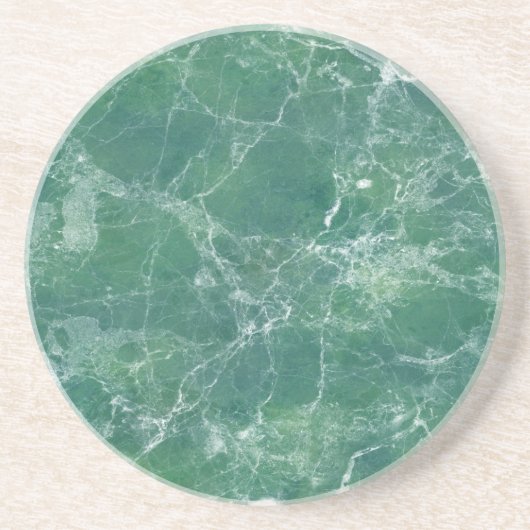 Groene marmer zandsteen onderzetter (Voorkant)