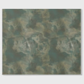 groene marmeren abstract cadeaupapier (Vlak)