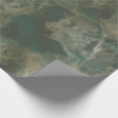 groene marmeren abstract cadeaupapier (Hoek)