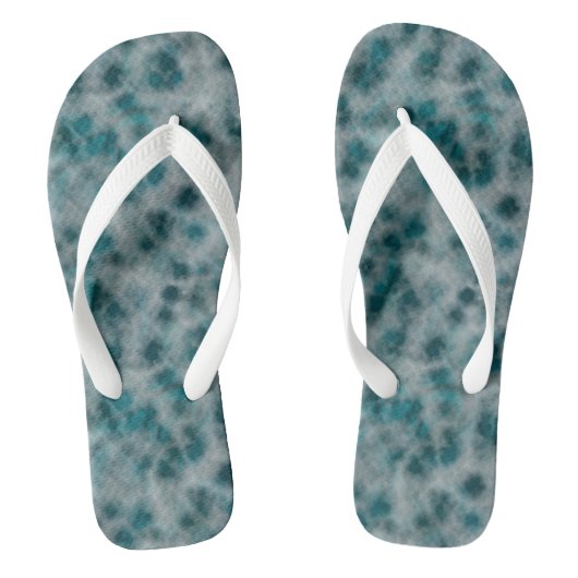groene marmeren abstract teenslippers (Voetbed)