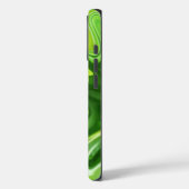 Groene Marmeren Wervelende Abstracte Hoes voor Tel (Achterkant / Links)