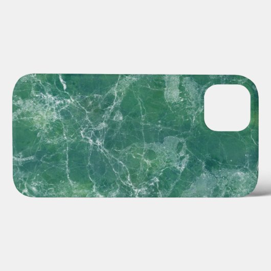 Groene marmertextuur Case-Mate iPhone case (Achterkant (horizontaal))