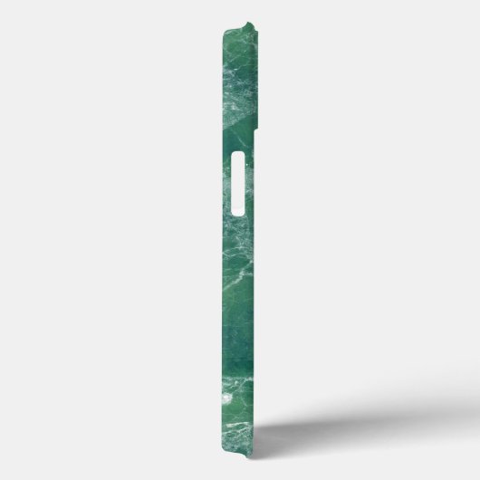 Groene marmertextuur Case-Mate iPhone case (Achterkant / Rechts)