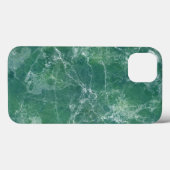 Groene marmertextuur Case-Mate iPhone case (Achterkant (horizontaal))
