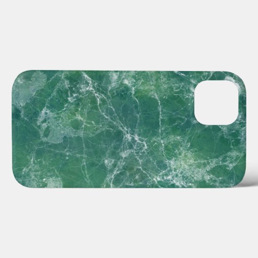 Groene marmertextuur Case-Mate iPhone case (Achterkant (horizontaal))