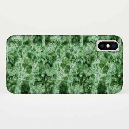 Groene marmertextuur Case-Mate iPhone case (Achterkant (horizontaal))