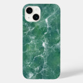 Groene marmertextuur Case-Mate iPhone case (Achterkant)