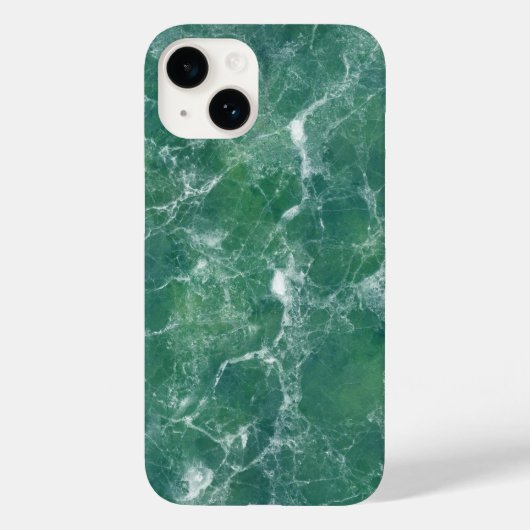 Groene marmertextuur Case-Mate iPhone case (Achterkant)