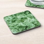 Groene marmertextuur drankjes onderzetter (Linkerzijde)