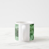 Groene marmertextuur espresso kop (Achterkant)