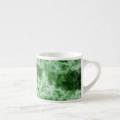 Groene marmertextuur espresso kop (Rechts)