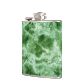 Groene marmertextuur heupfles (Links)