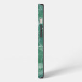 Groene marmertextuur iPhone hoesje (Linkerkant)
