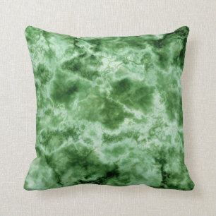 Groene marmertextuur kussen