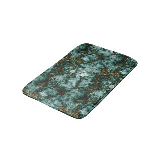 Groene marmertextuur met vinnen badmat (Gekanteld)