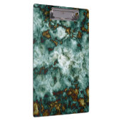 Groene marmertextuur met vinnen klembord (Rechts)