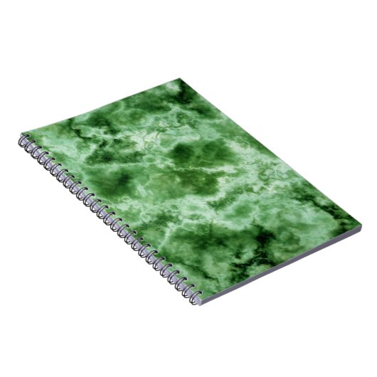 Groene marmertextuur notitieboek (Rechterzijde)