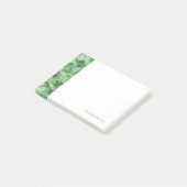 Groene marmertextuur post-it® notes (Schuin)