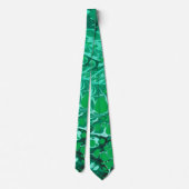 Groene marmertextuur stropdas (Achterkant)