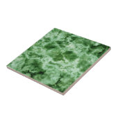 Groene marmertextuur tegeltje (Zijkant)