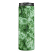 Groene marmertextuur thermosbeker (Achterkant)
