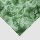 Groene marmertextuur tissuepapier (Detail)
