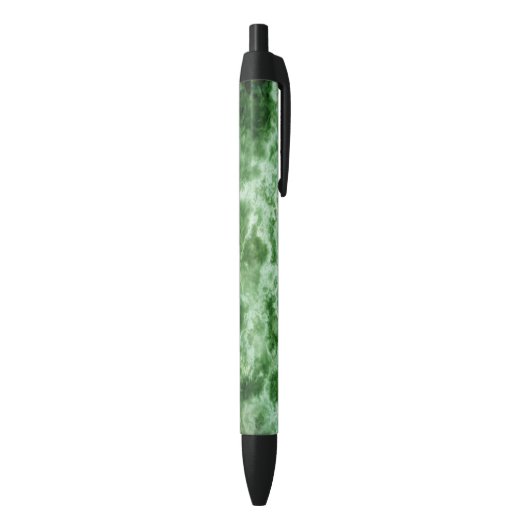 Groene marmertextuur zwarte inkt pen (Achterkant (Verticaal))