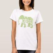 Groene Marokkaanse olifant T-shirt (Voorkant)