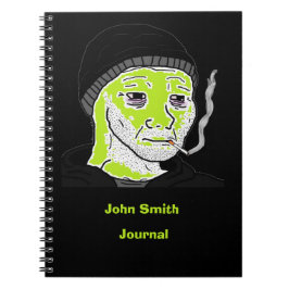  Groene Martiaanse Doomer Spiral Bound Notitieboek
