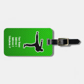 Groene Martiale Kunsten Bagagelabel (Voorkant horizontaal)